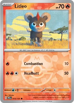 Litleo Master Ball Holo 15